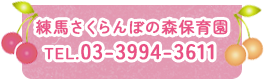 保育ルームさくらんぼ tel.03-3994-3611